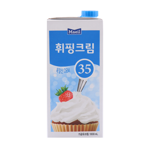  [냉장] 매일 휘핑크림(동물성,35%) 1L 