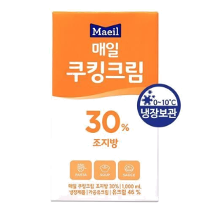  [냉장] 매일 쿠킹크림(조지방30%) 1L 