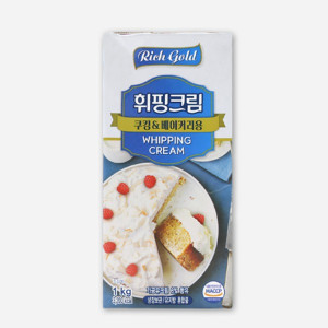  [냉장] 리치골드 컴파운드휘핑크림 1kg/냉장  