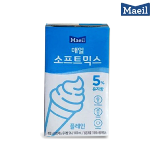  [냉장] 매일 소프트믹스플레인(유지방5%) 1kg*10ea 