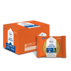 [상온] 데르뜨 피넛버터 프로틴쿠키 45g*6입