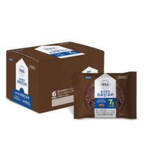 [상온] 데르뜨 초코청크 프로틴쿠키 45g*6입