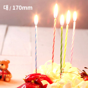  [소모품] 생일초 17cm ( 5묶음*100입 ) 