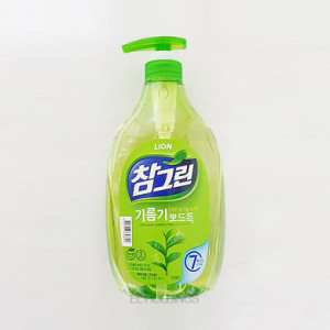  [소모품] 참그린 녹차뽀드득(주방세제/펌프) 1kg 