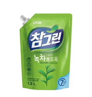  [소모품] 참그린 녹차뽀드득(주방세세/리필용) 1.2kg 